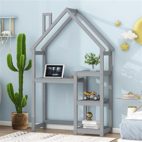 Wooden Writing Desk In The Shape Of A House Wooden Writing Desk In The Shape Of A House